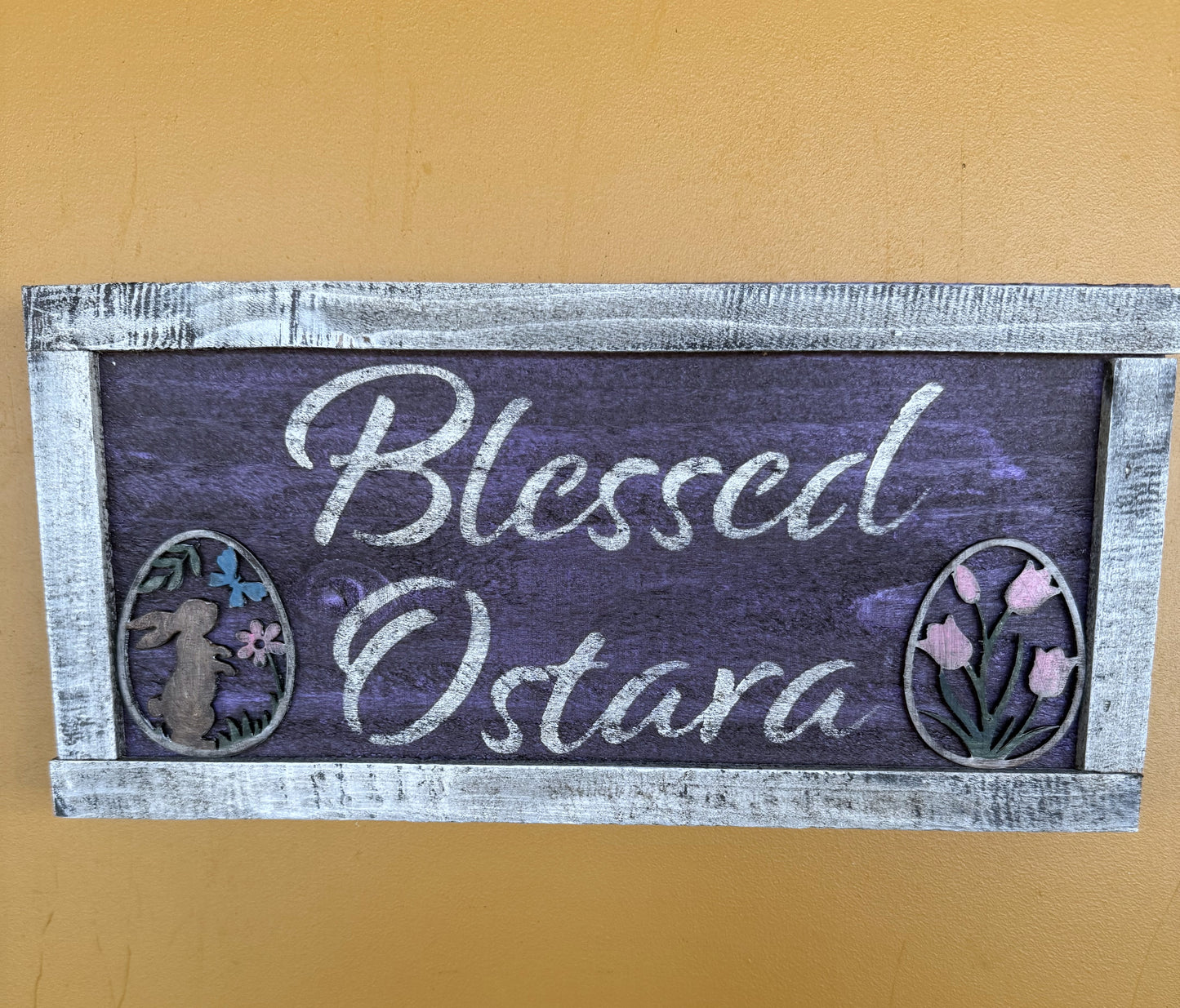 Ostara Wood Sign