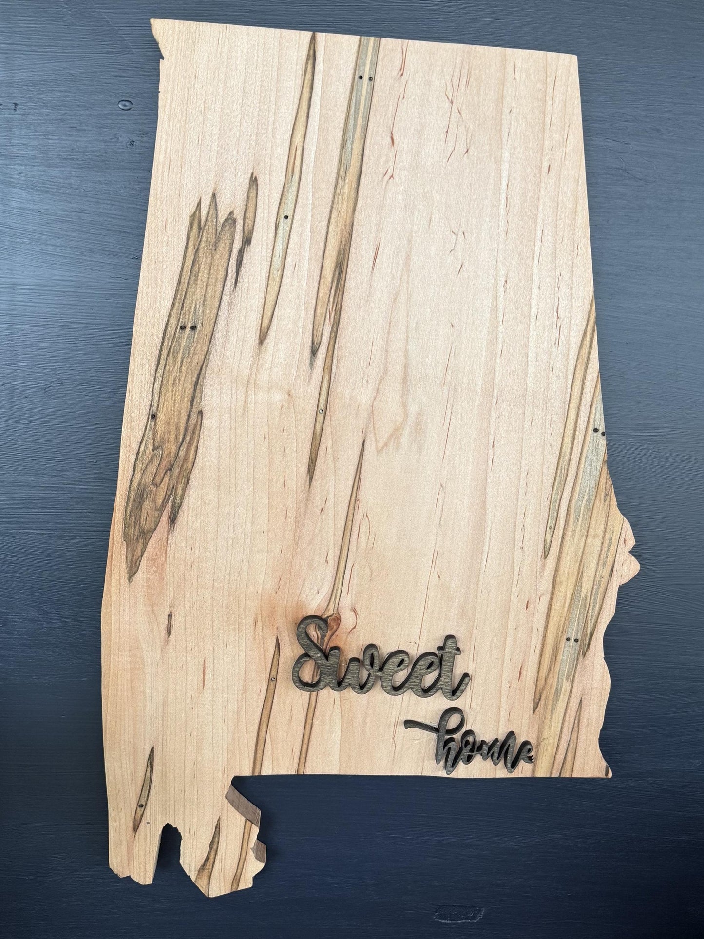 State Wooden Sign - Sweet Home Alabama