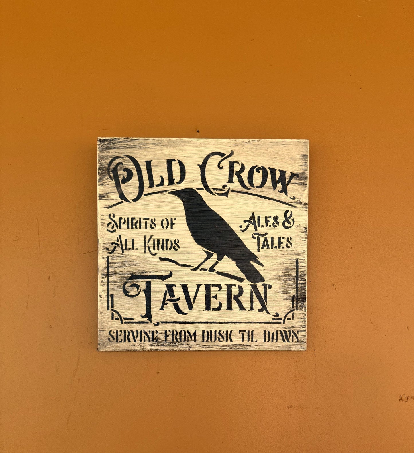 Halloween Old Crow Tavern Art