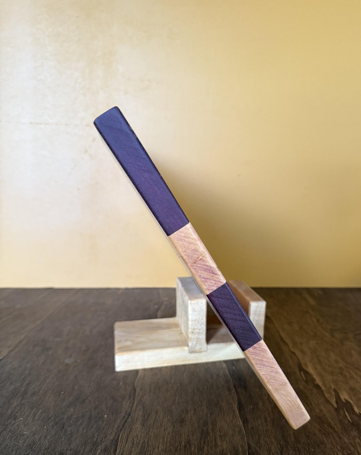 Cutting Board - Checkerboard Wavy (Purpleheart and Maple)