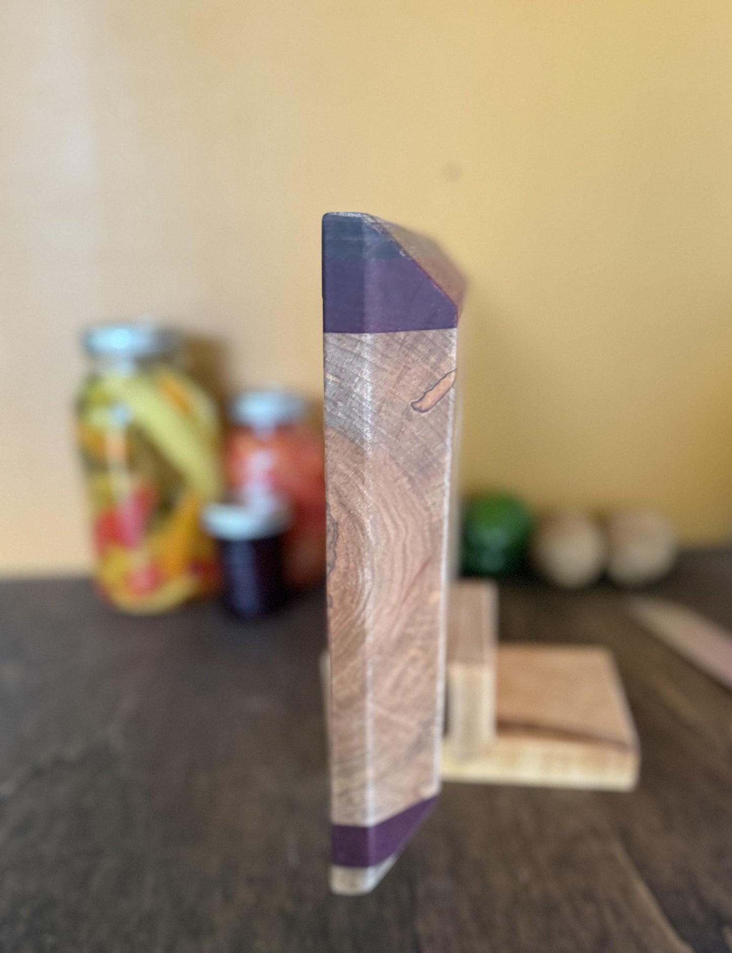 Cutting Board (Walnut, Maple, and Purpleheart)