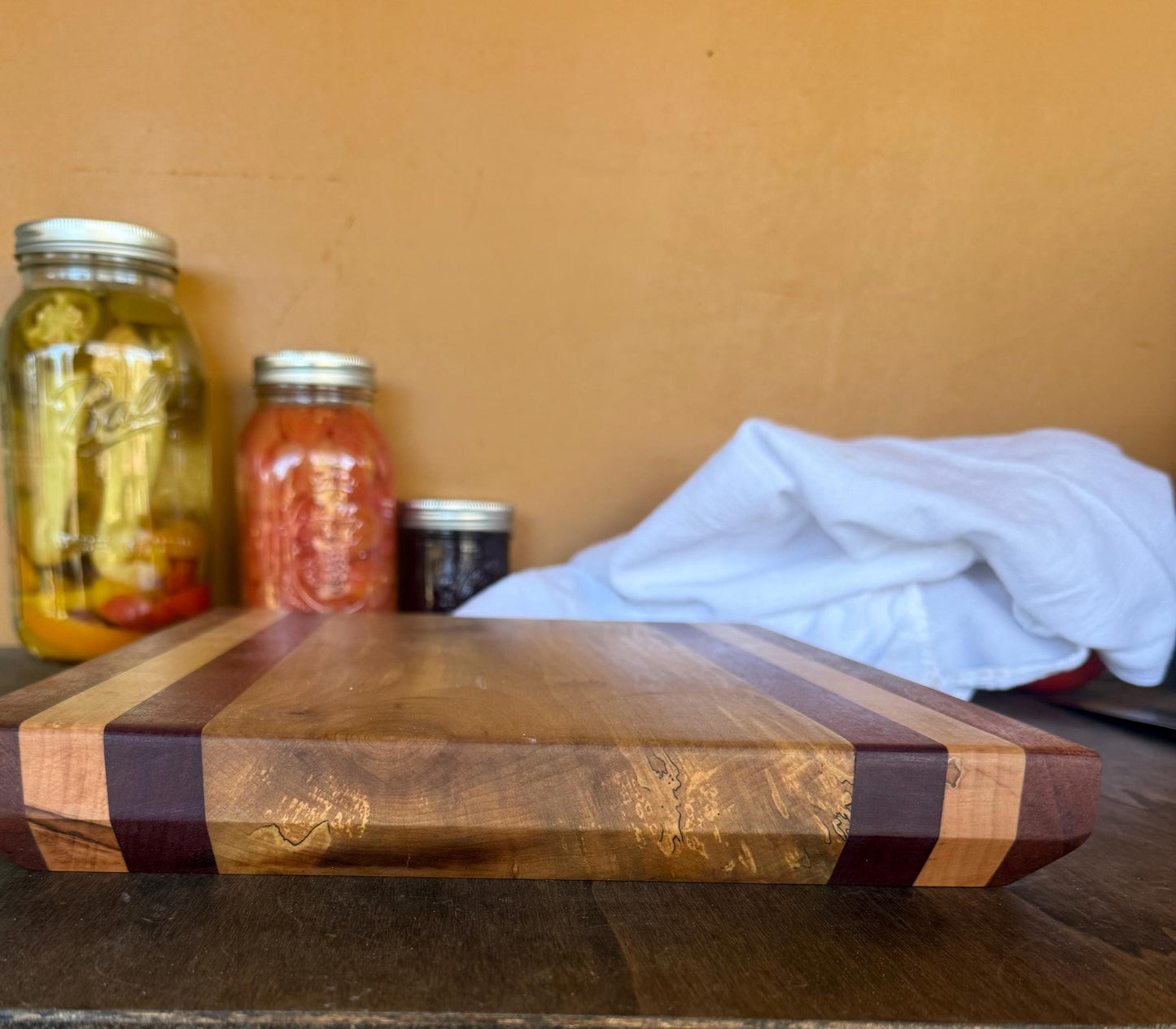 Cutting Board (Maple, Padauk, Sweetgum and Purpleheart)