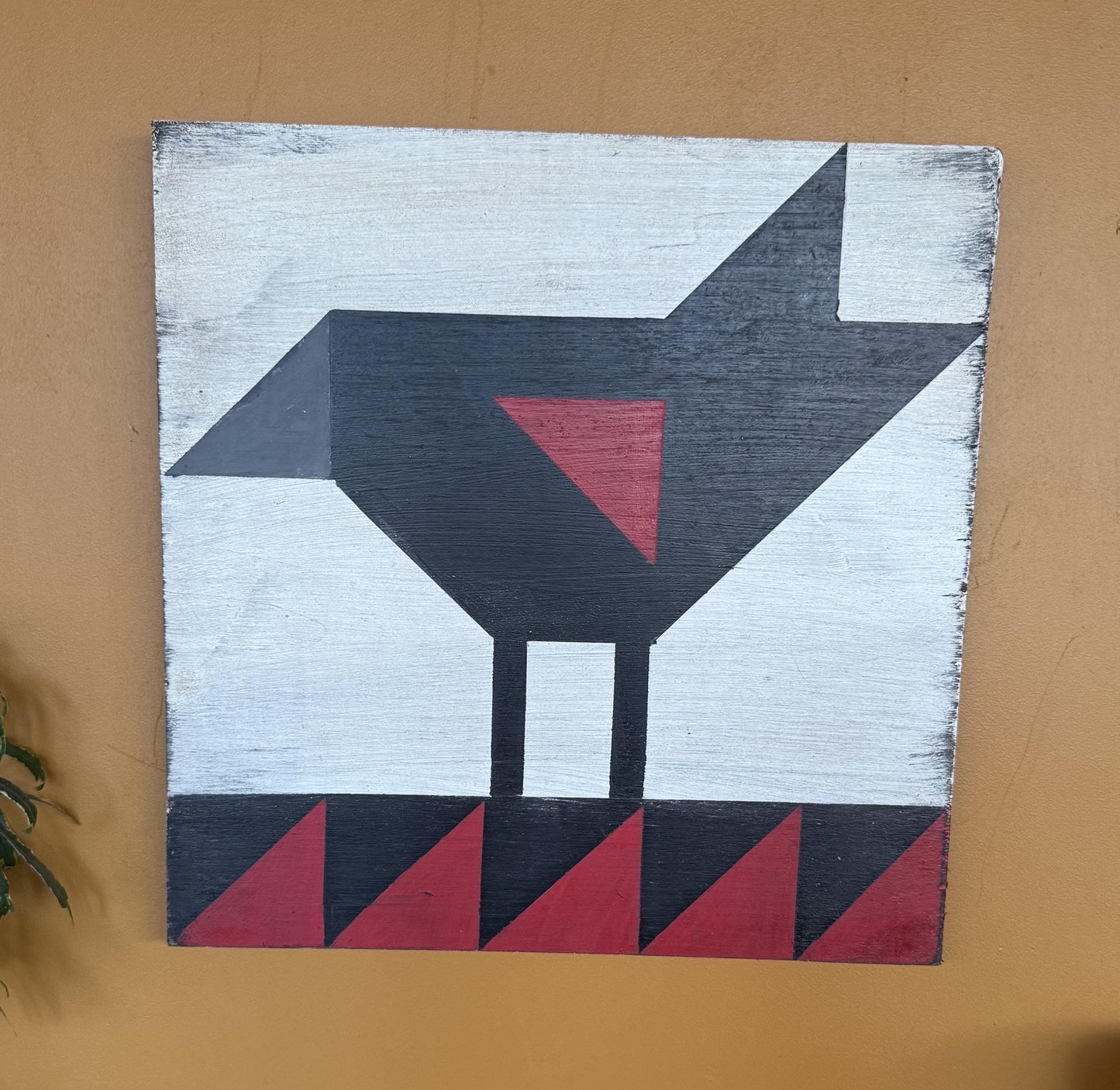 Redwing Blackbird Barn Quilt 12 in x 12 in