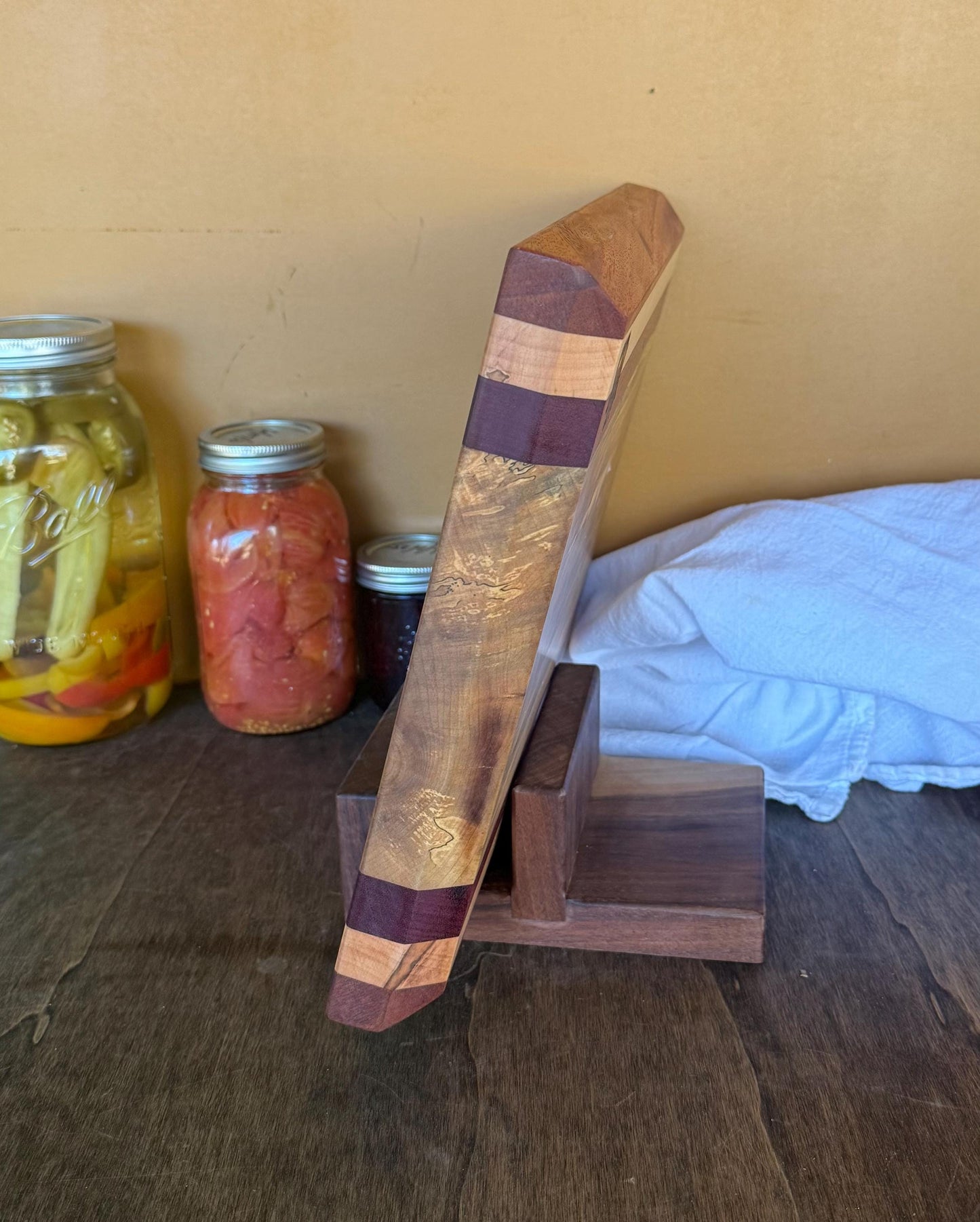 Cutting Board (Maple, Padauk, Sweetgum and Purpleheart)