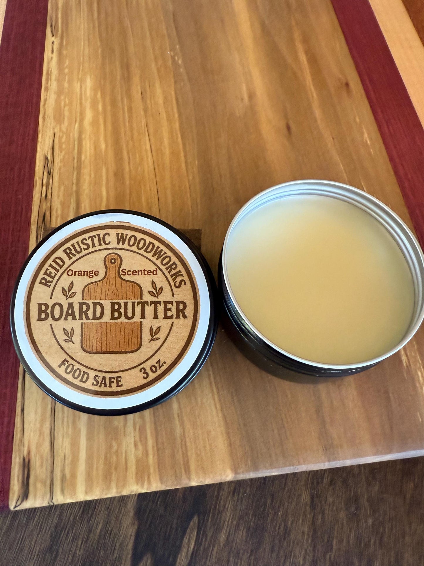 Board Butter - 2 -  (Orange Scented) | Food Safe Cutting Board Conditioner