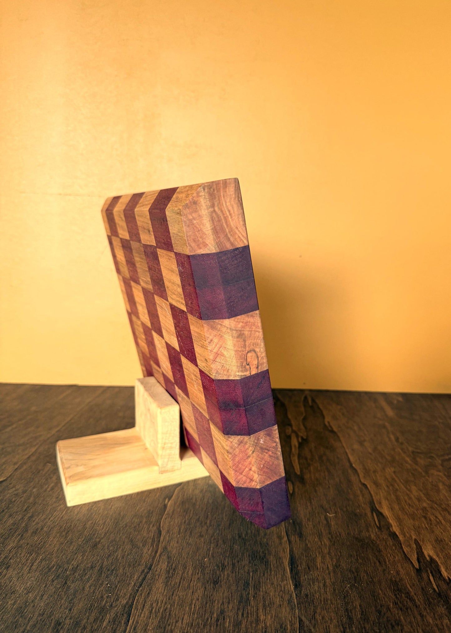 Cutting Board - Checkerboard (Purpleheart and Maple)