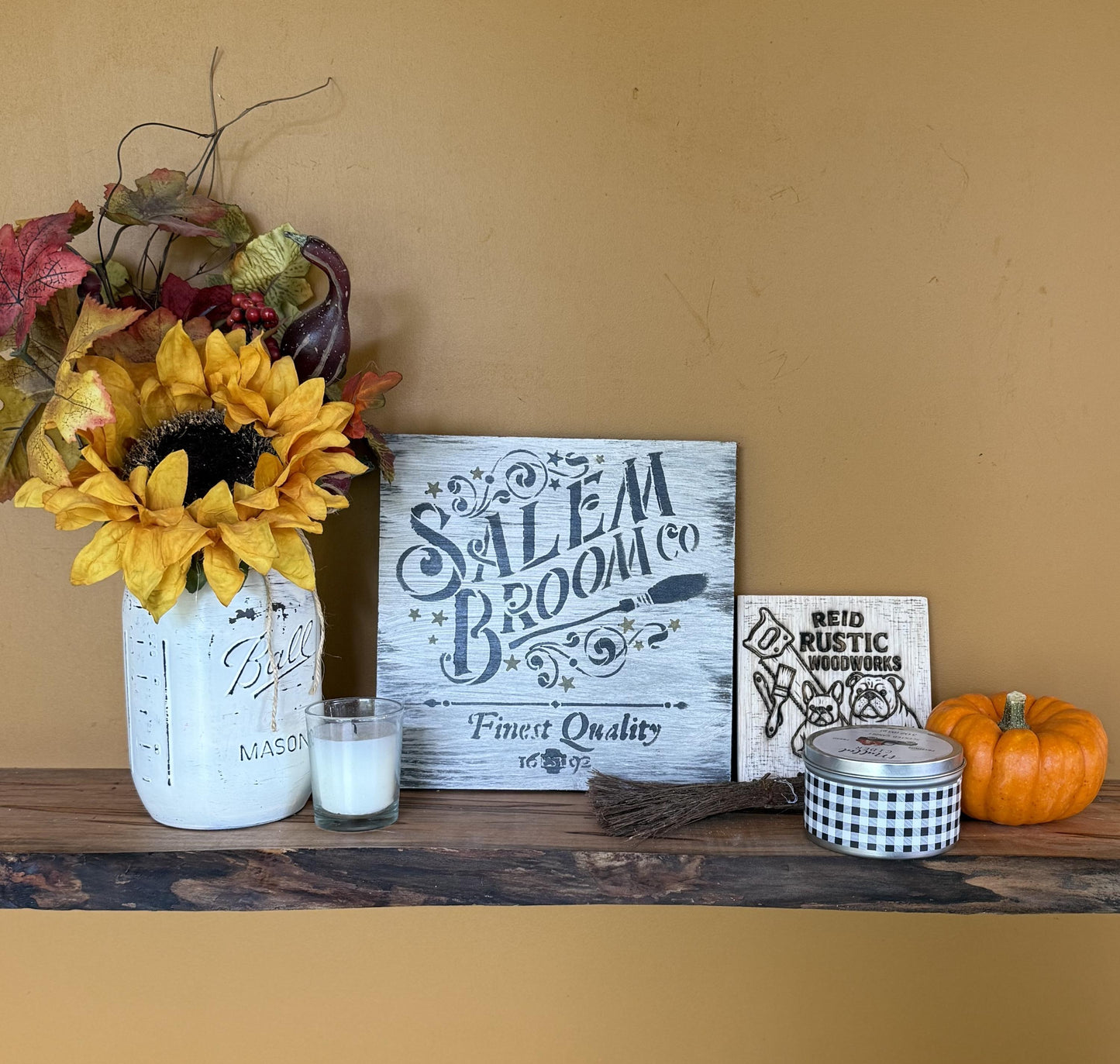 Halloween Salem Broom Company Art