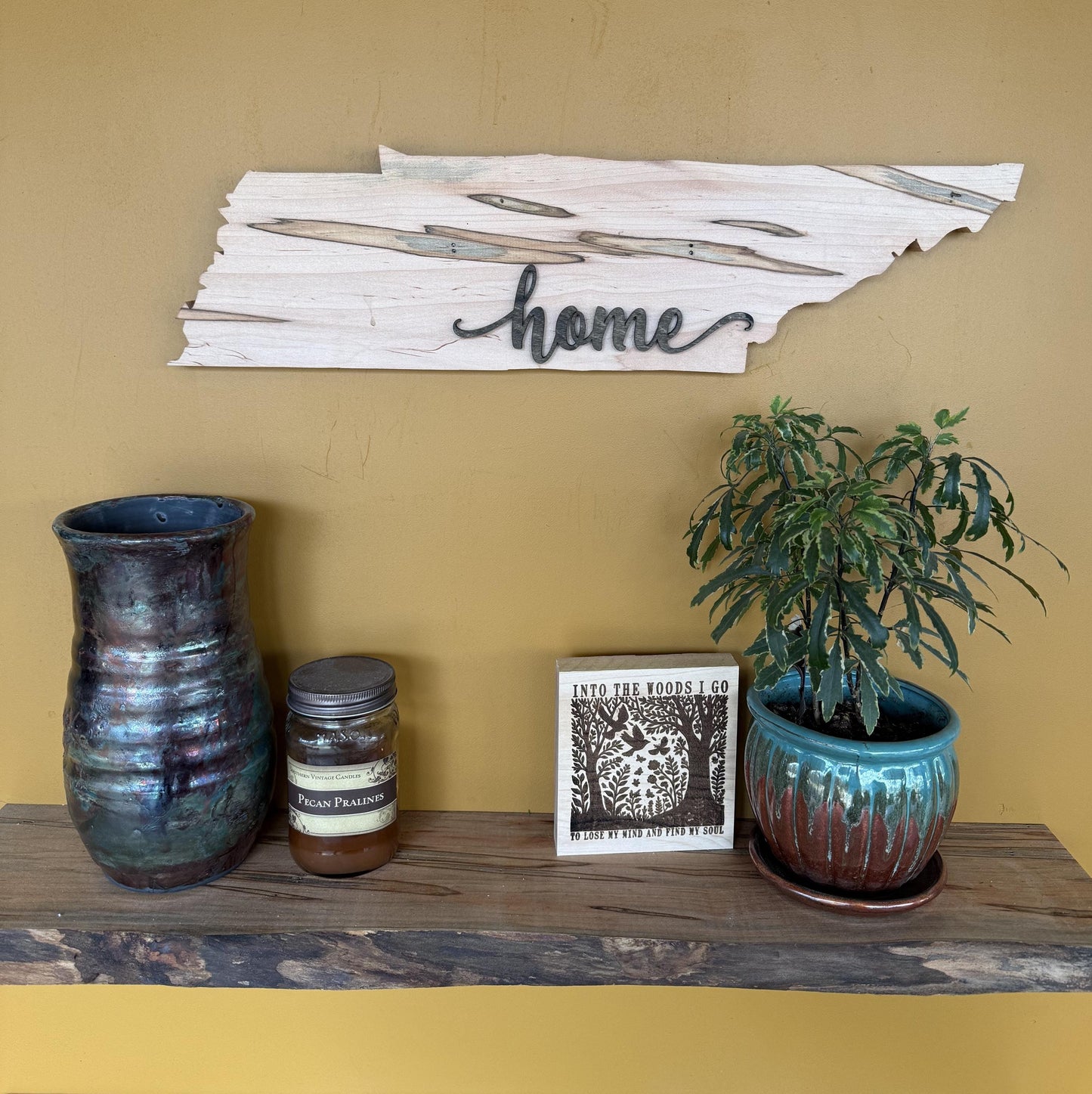 State Wooden Sign - Tennessee