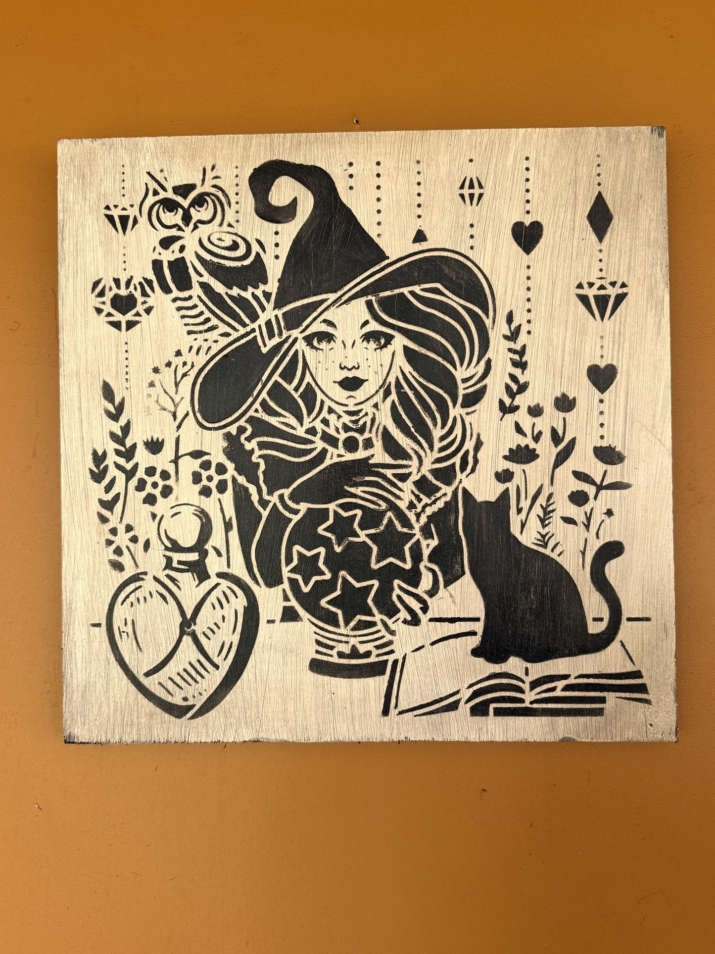 Halloween Witch Wall Art