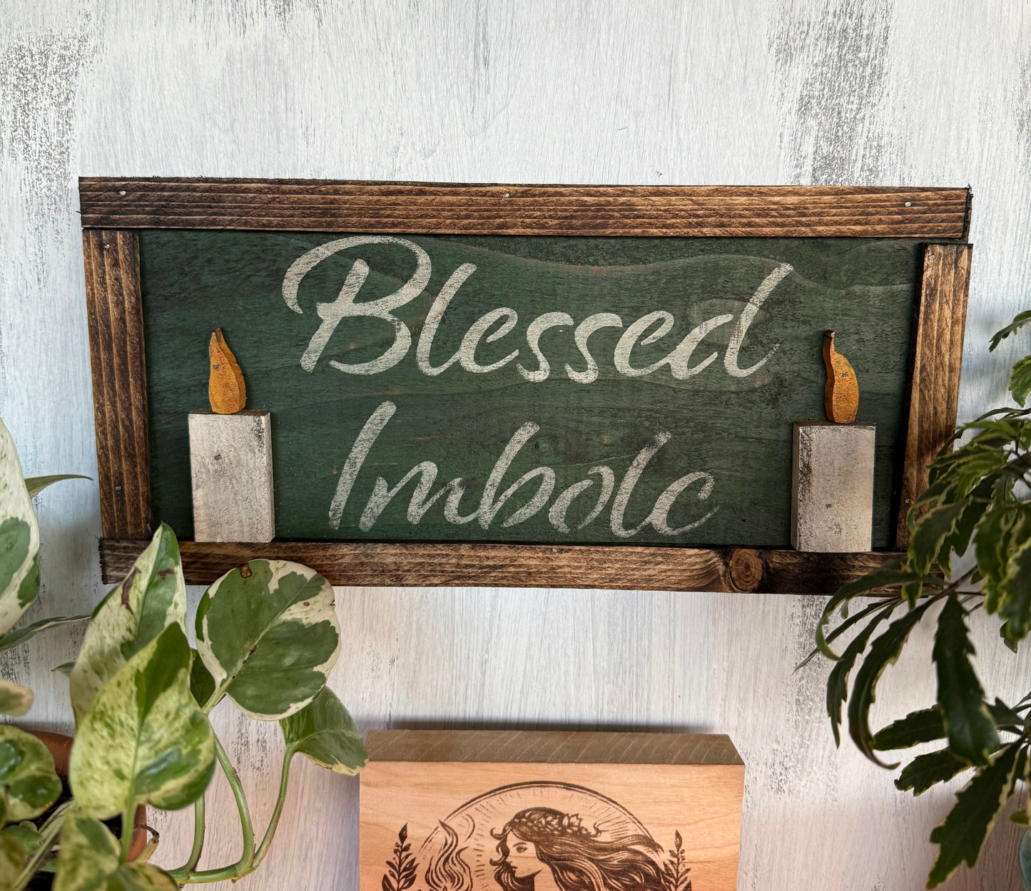 Imbolc Wood Sign