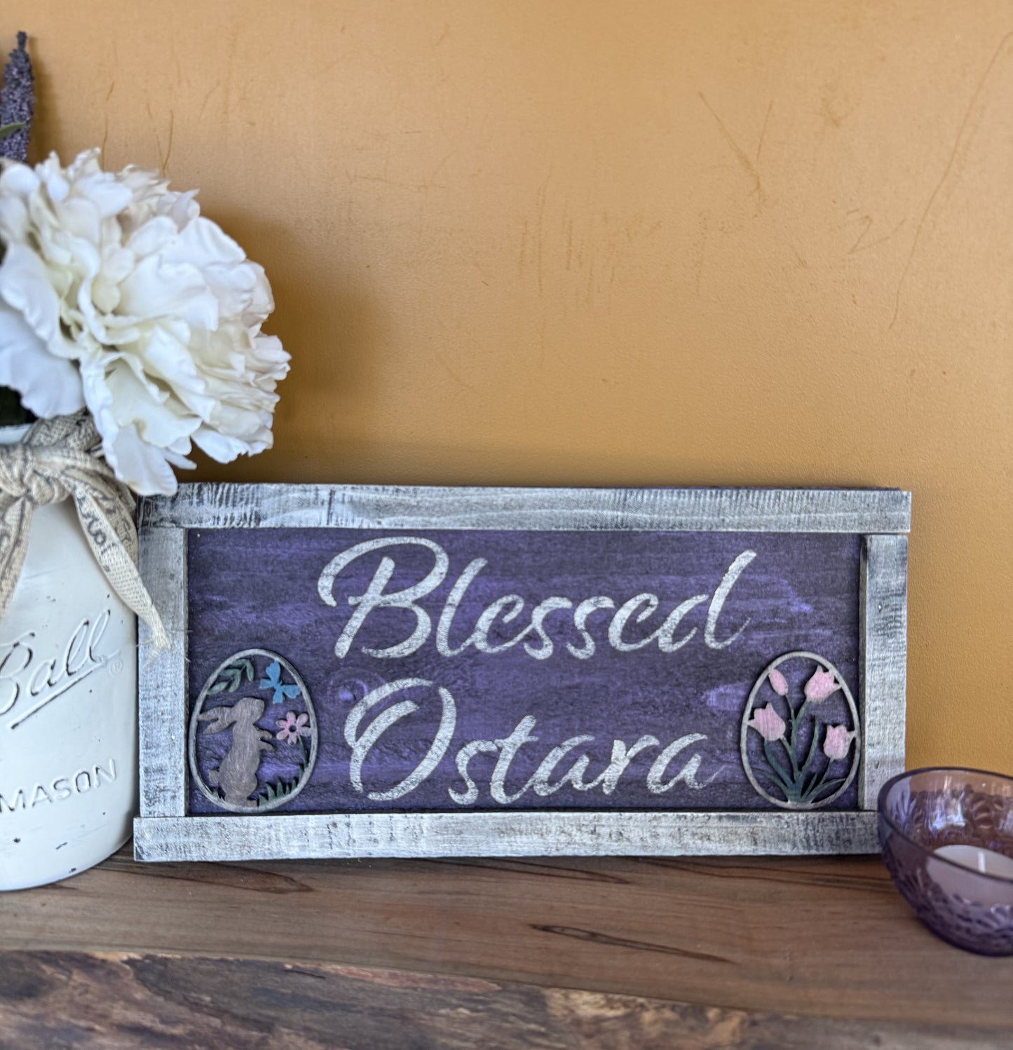 Ostara Wood Sign