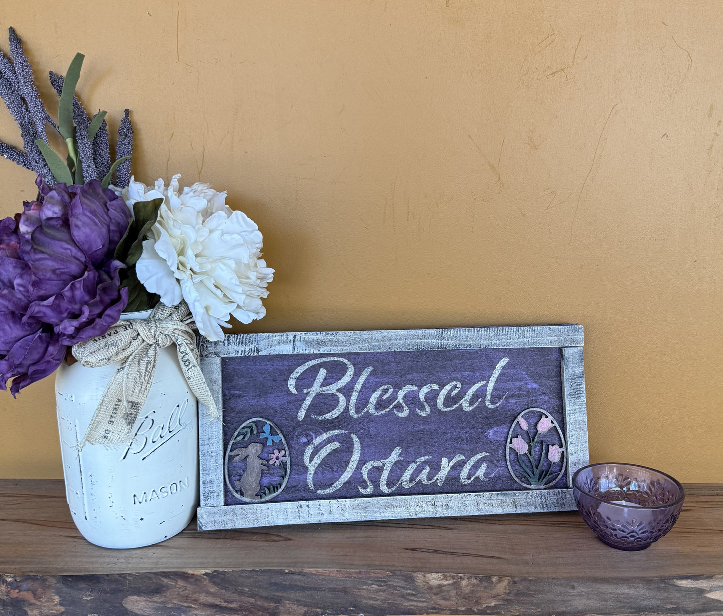 Ostara Wood Sign