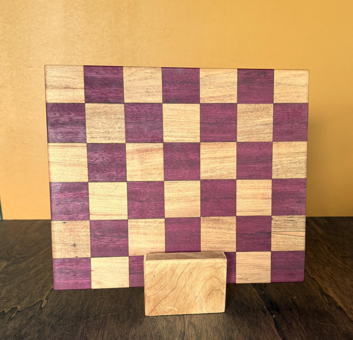 Cutting Board - Checkerboard (Purpleheart and Maple)