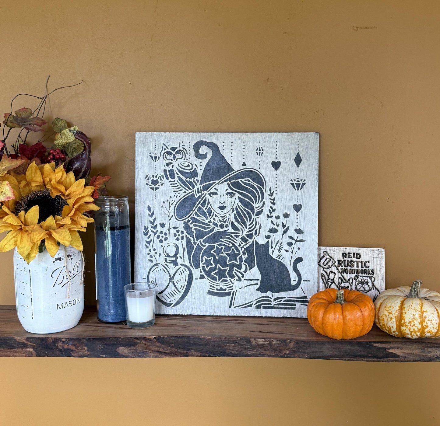 Halloween Witch Wall Art