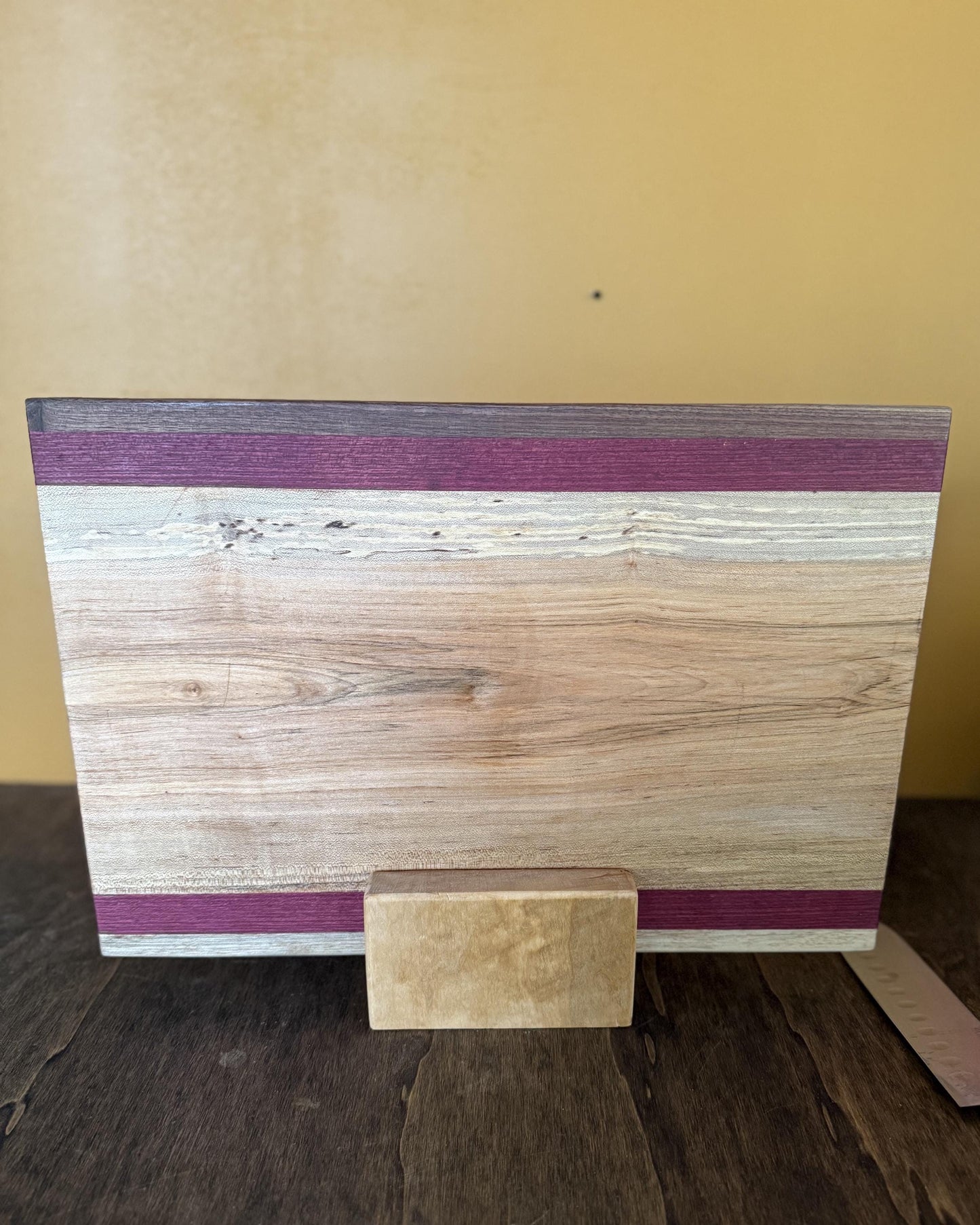Cutting Board (Walnut, Maple, and Purpleheart)