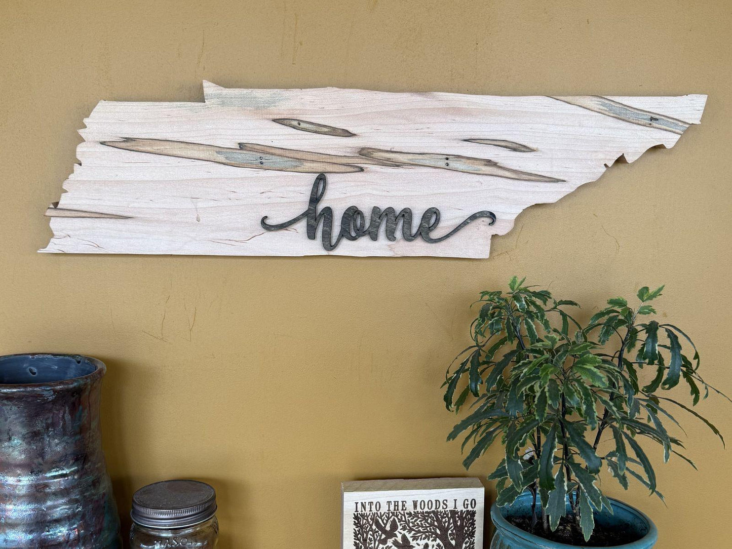 State Wooden Sign - Tennessee