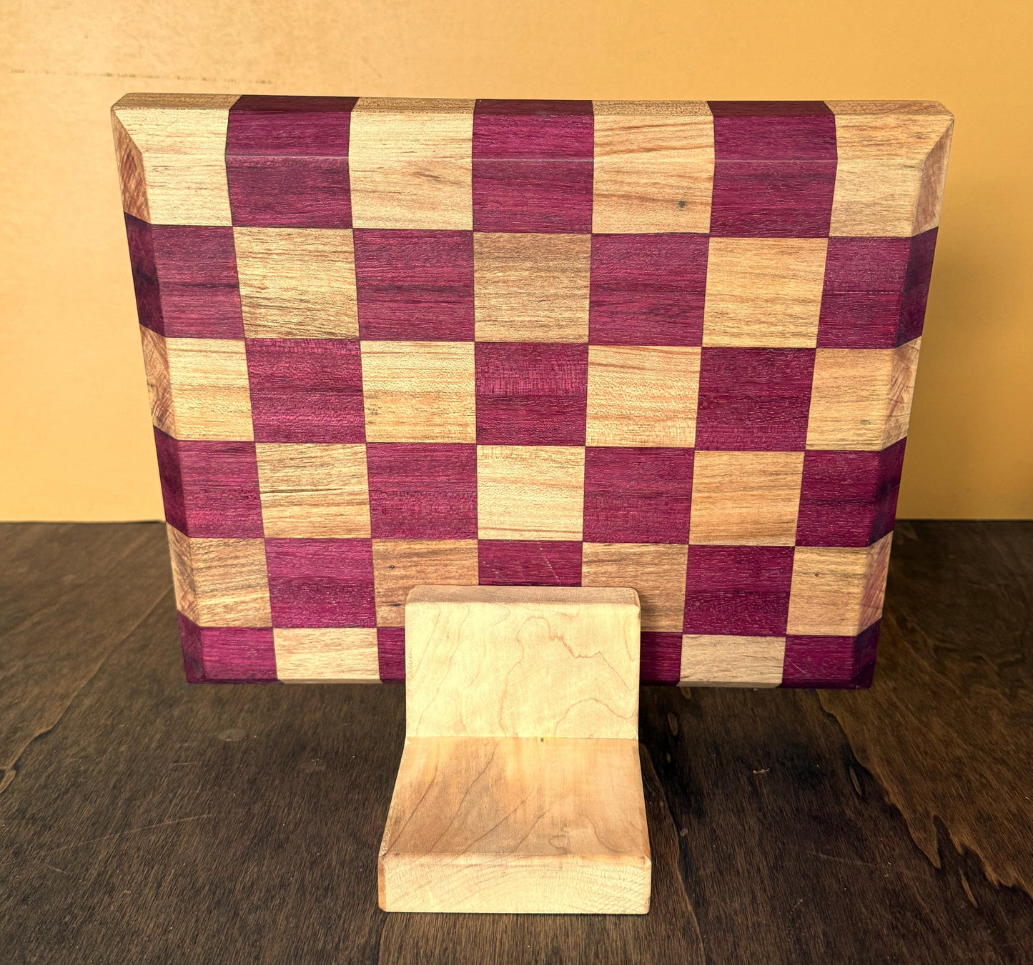 Cutting Board - Checkerboard (Purpleheart and Maple)